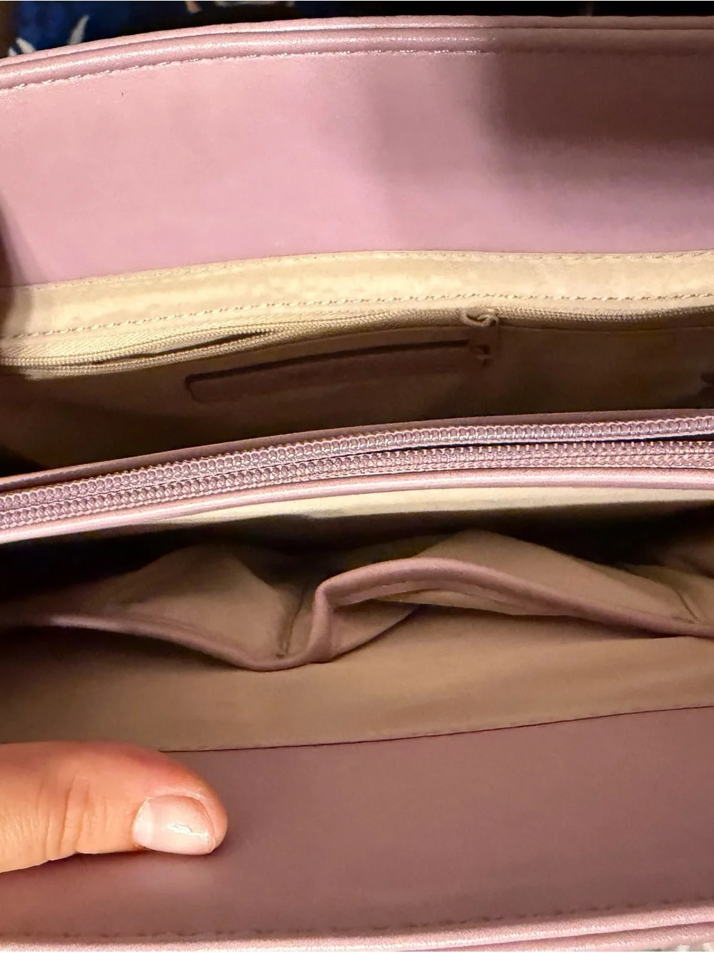 Nine West Mauve Satchel Tote